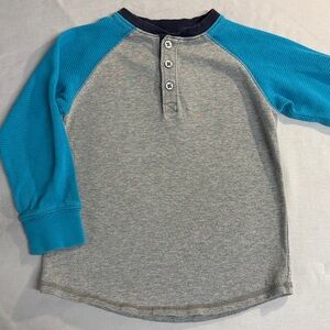 Gymboree - Blue and Gray Long Sleeve Tee